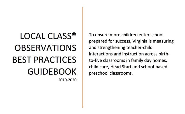 Image of first page of the CLASS Local Observations Best Practices Guidebook